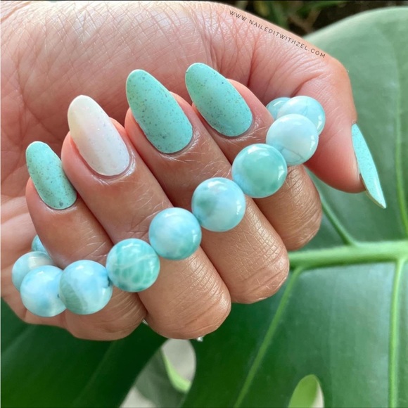 *Retired* Color Street: Tranquil Waters | Turquouse Glitter Sea Ocean Spring - Picture 11 of 16